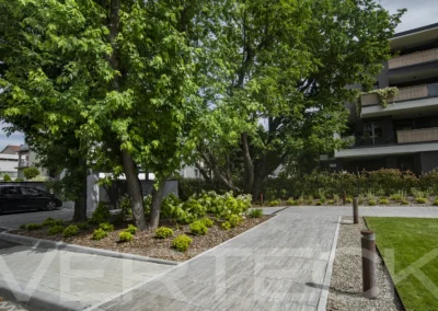 Un parco nel parco fra terrazze e giardini