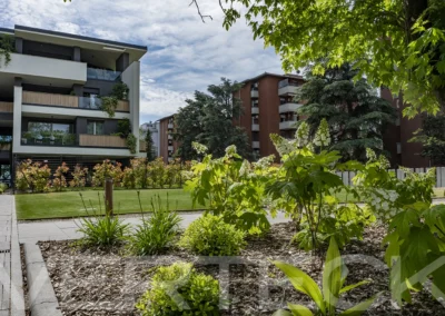 Un parco nel parco fra terrazze e giardini