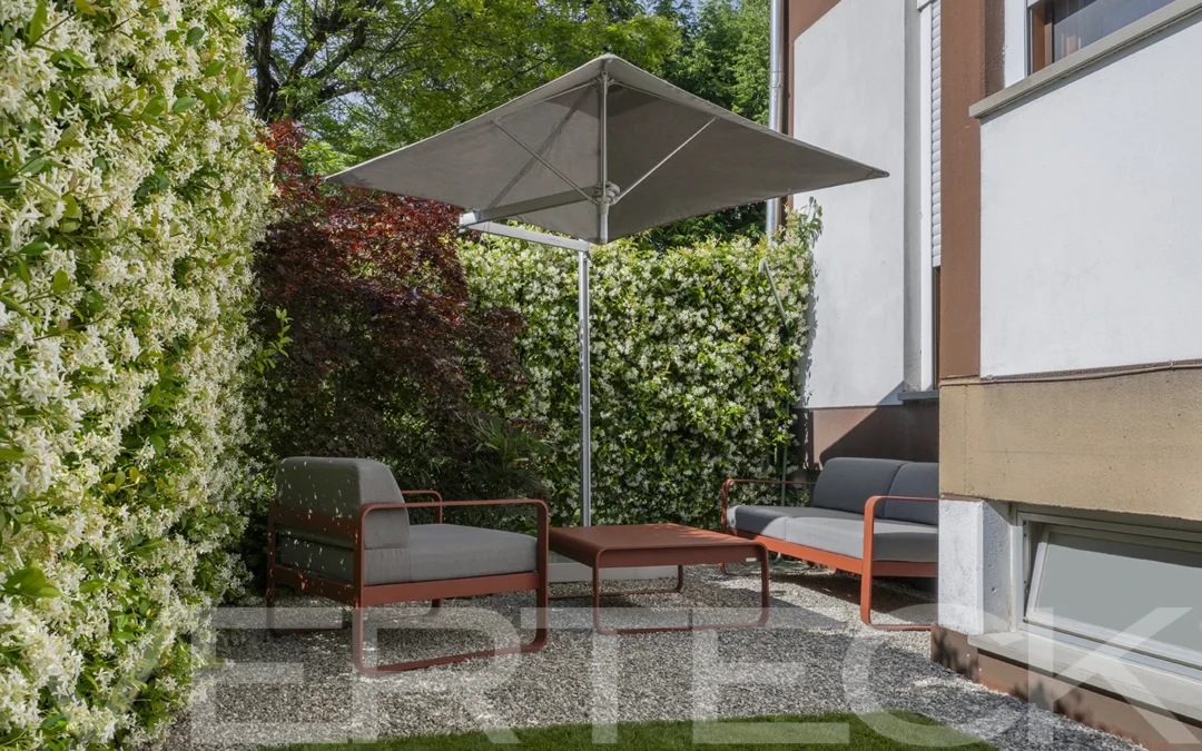 Un giardino nel giardino, per godere di un rifugio sereno