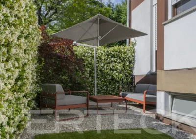 Un giardino nel giardino, per godere di un rifugio sereno